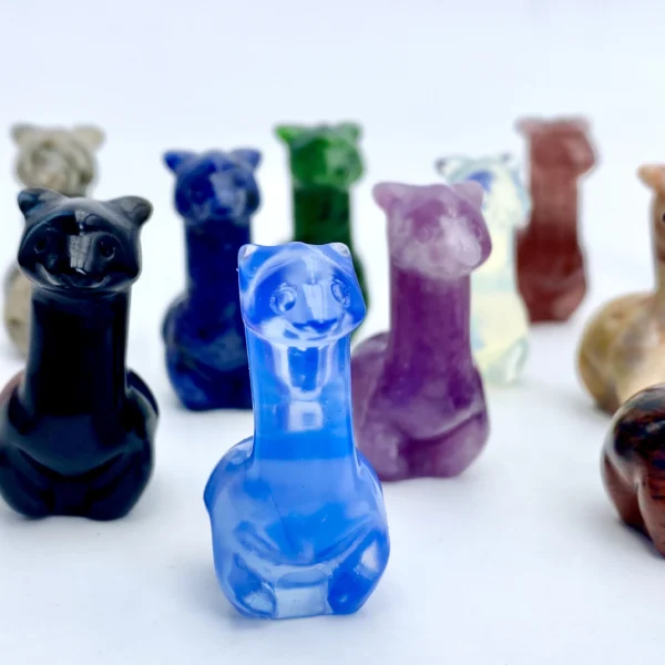 1PC-3PCS Alpaca Natural Crystal Carving,Gemstone Jewelry,Glitter, Birthday gift, Women gift, Girlfriend gift，Home decoration