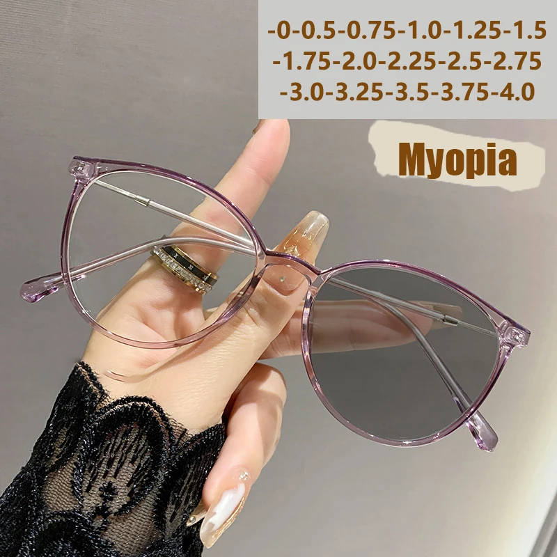 kf-S84105f7911e44ceba50ca7c04eeebe857 Photosensitive Color-changing Nearsighted Glasses With Anti-blue Light Protection.8147 - Image 1