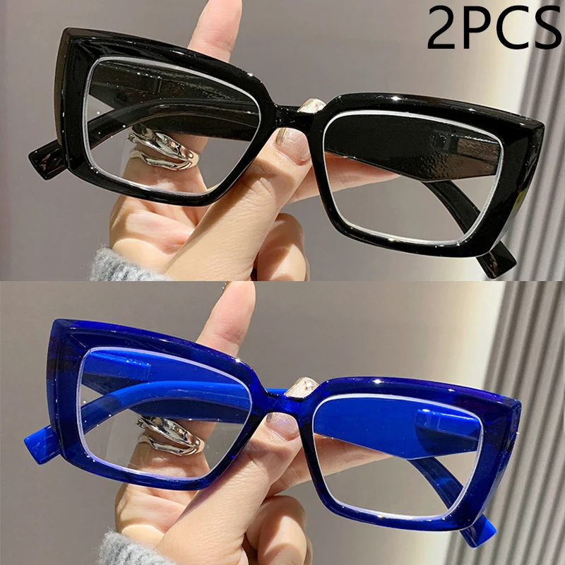 kf-Sc97921e4e6434935a2f25bd6e177e0e2R 2/3PCS New Cat-eye Reading Glasses Fashionable Simple And Versatile Reading Glasses For Middle-aged And Elderly People 2319 - Image 1
