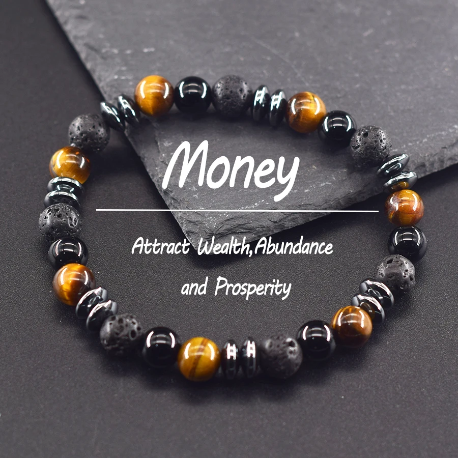 kf-Se460a42ae843473899c2e1095d6d8f79a Attract Wealth Abundance and Prosperity Natural Yellow Tiger Eye Stone Beads Bracelet Men Women Bring Money for You Real Jewlery - Image 1
