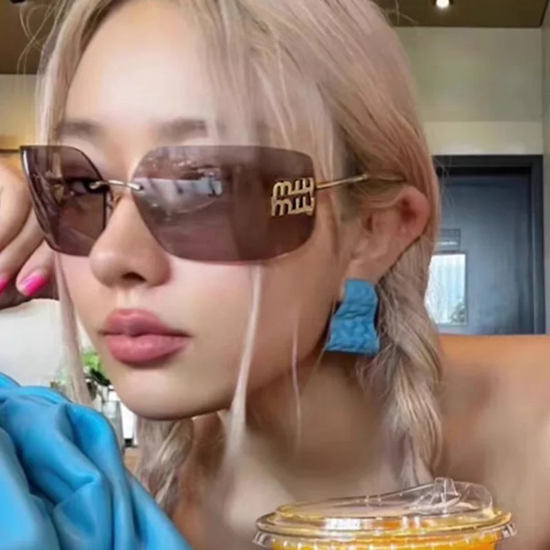 kf-Seb706c49305a4b01ab2cfdff62fd66f3m KAMMPT Retro Rimless Design Shades Luxury Metal Women Sunglasses High Quality Decoration Sun Glasses for Travelling Hiking - Image 1