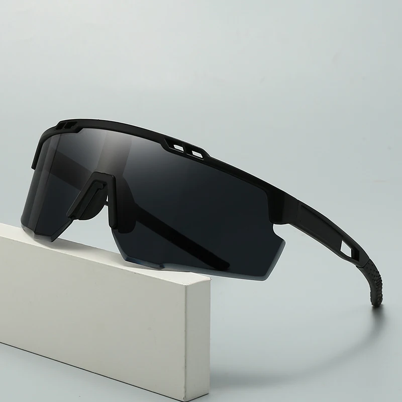 kf-Sf3607b5981ce43f68a3dd5cd65b2785fs New Outdoor Fashion Riding Windproof Glasses With Large Frame Integrated Uv Protection Sports Sunglasses 3254 - Image 1